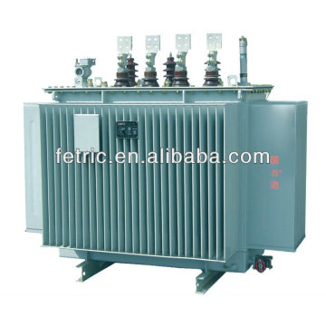 Aceite mineral 15kv lleno transformador de baja pérdida completa cobre de 50 hz 60hz